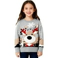 thumbnail image 3 of LWNYDPLSD Christmas Long Sleeve Shirt Black Tshirt Girls Tshirt White Top 10/12 Girls Clothes Size 6 Boys Clothes Baby Girls Girls Size 5 Clothes, 3-4 Years, 3 of 4