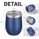 thumbnail image 5 of Vaso de vino YEBTS Life de 12 oz, paquete de 6 unidades, acero inoxidable, 5 of 7
