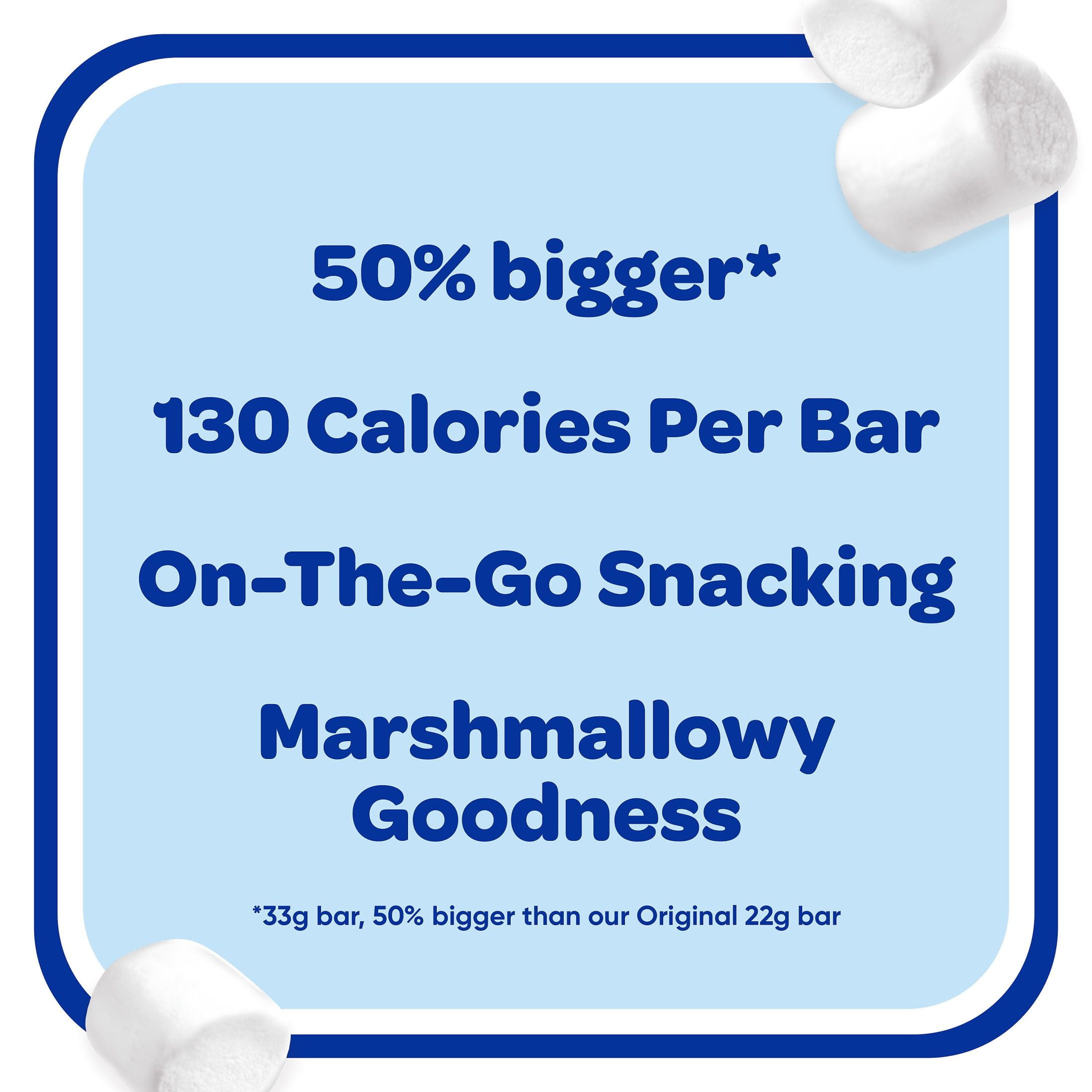 Rice Krispies Treats Homestyle Original Chewy Crispy Marshmallow Squares, Kids Snacks, 2.62 lb, 36 Count