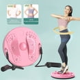 thumbnail image 3 of Hugtrwg Health Trainer Twist Cintura Disco para Adelgazar Y Fortalecer (Rosa Con Cuerda), 3 of 7
