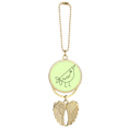 thumbnail image 1 of Tweet Bird Fowl Chirp Warble Car Keychain Angel Wing Pendant, 1 of 4