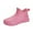 Pink, variant on Women Rain Boots Outdoor Garden Boots Waterproof Ankle Rain Shoes