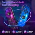thumbnail image 2 of Game Controllers Compatible with Nintendo Switch, Wireless Switch Controller Replacement, Support Dual Vibration, Motion Control, Wake-up Function, 2 of 7