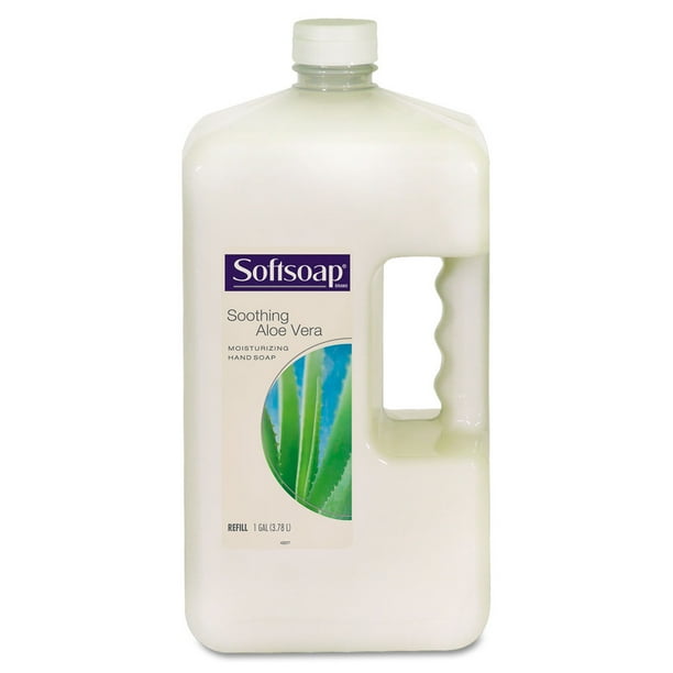 Softsoap 01900 1 Gallon Liquid Hand Soap Refill with Aloe Unscented