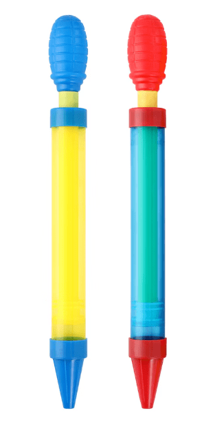 4 Piece 11 inches H2O Blasters Mini Water Squirters Assorted Colors Good for Summer Activities Outdoor Pool Swimming Water Game Play Toys (Color May Vary)