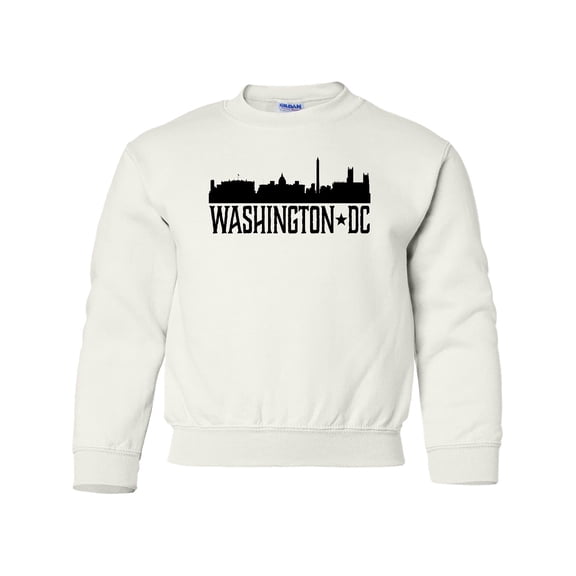 Inktastic Washington Dc Skyline Cities Youth Sweatshirt