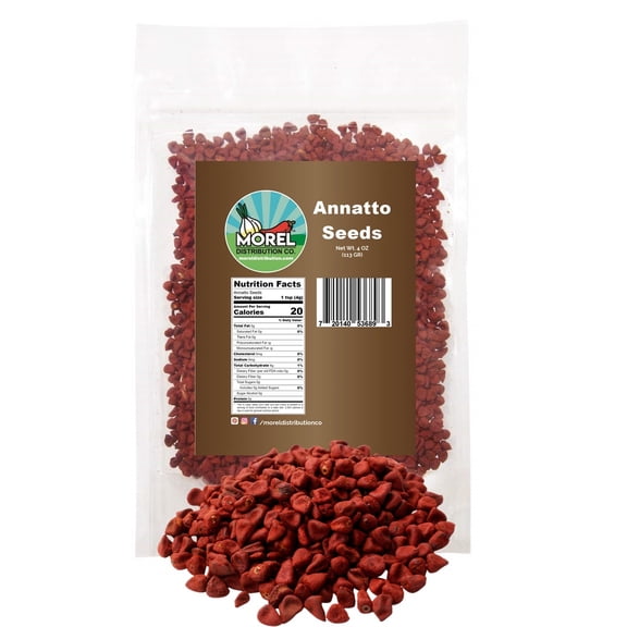 Whole Annatto Seeds, Semillas de Achiote, Bixa Orellana. 4 oz