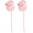 thumbnail image 1 of 2pcs Silicone Tea Strainers Loose Tea Infuser Rose Flower Shape Loose Leaf Tea Infuser, 1 of 3