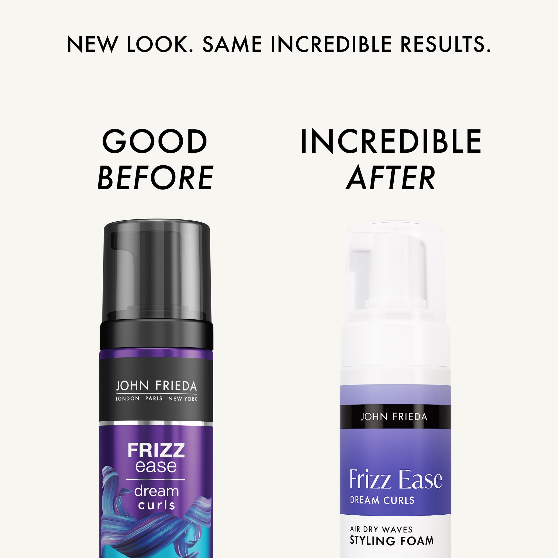 John Frieda Frizz Ease Air Dry Waves Styling Foam for Curly Hair, 5 fl oz