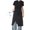 Black, variant on Splash-Proof Half Apron with Side Slits Polyester Cooking Apron Oil And Water-resistant Apron for Restaurant & Kitchen Work