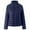 Navy, variant on Lenago Waterproof Winter Jackets For Women Full Zip Fleece Short Jacket Warm Winter Long Sleeve Stand Collar Crop Coat Lightweight Breathable Thermal Outerwear