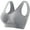 Grey, variant on Women's Sports Bra Spot Comfort Maximum Support High-Impact Sports Bra for Women (Beige,M)