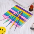 thumbnail image 3 of 500 PCS Disposable Micro Applicators Brush Eyelash Extension Individual Applicators Mascara Brush for Make up and Clean and Compatible and Personal Care (Multicolors), 3 of 5