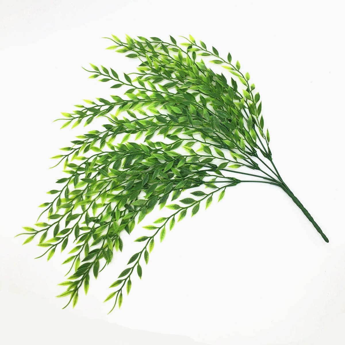 MAMOWEAR Artificial Weeping Willow, Fake Hanging Vine Faux Ivy Plants Greenery Leaves Garland UV Resistant for Home Indoor Outdoor Garden Door Wall Décor