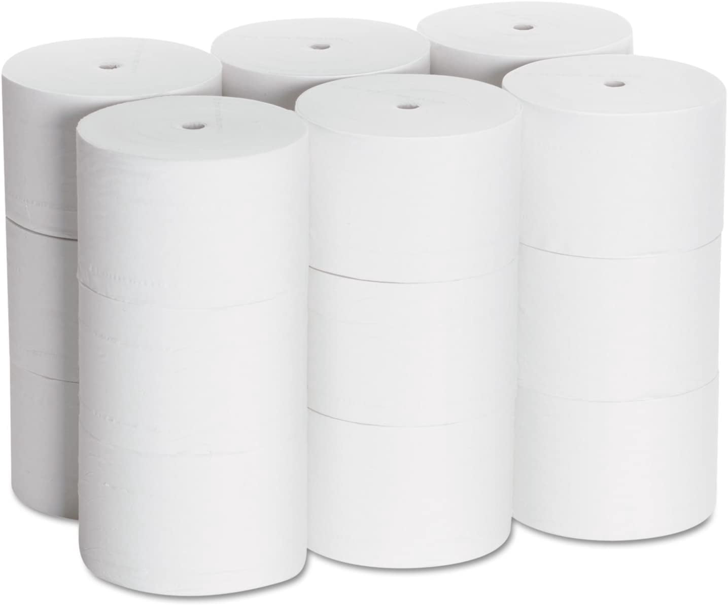 Coreless Bath Tissue, Septic Safe, 2-ply, White, 1500 Sheets/roll, 18 Rolls/carton
