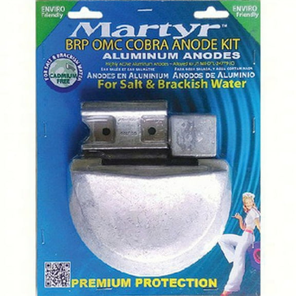 Martyr (Canada Metal Pacific)  CMCOBRAKITA; Anode-Brp OMC Cobra Aluminum