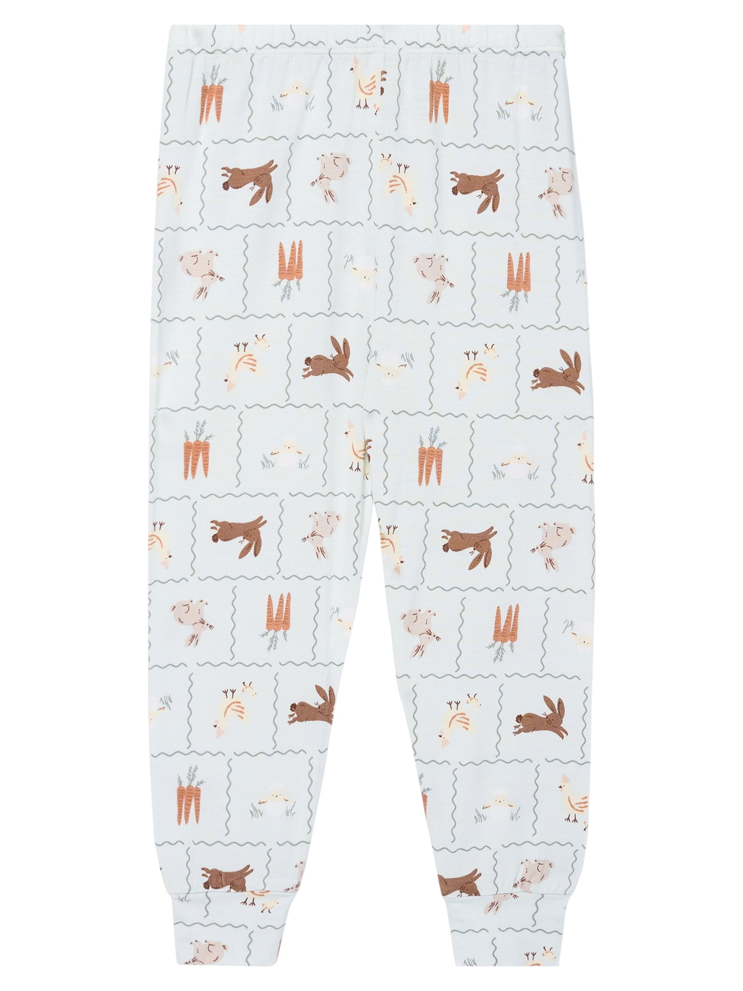 Modern Moments by Gerber Toddler Neutral Super Soft Easter Pajama Set, 2-Piece, Sizes 12M-5T