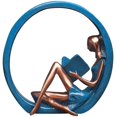 thumbnail image 1 of Estatua decorativa chica Yoga Pose escultura familia decoración estatua escritorio adornos regalos artesanías Xemadio LF-0260, 1 of 5