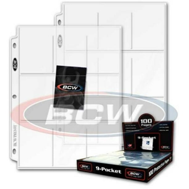 ST-Hobby BCDPRO9T100 BCW Pro 9-Pocket Page&44; Compter - 100