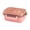 Pink, variant on Double Layer Isolation Fast Food Box, Large Capacity Lunch Box, Sealed and Leak Proof and Microwaveable, for People Who Need to Take Out Food, Green
