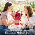 thumbnail image 2 of Emibele Preserved Flower Bouquet Gifts for Mom,Red Eteranl Roses Bouquets, Gifts for Her Women Wife Grandma on Valentines Mother's Day Birthday Anniversary, 2 of 9
