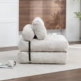 thumbnail image 4 of LiviNest Space Saving Sofa Bed: 2-in-1 Convertible Sleeper Chair - 34.7" Compact Sofa to 68.5" Single Bed for Small Apartments & Guest Rooms - Portable Foldable Floor Lounge with Pillow & Back Suppor, 4 of 6