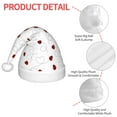 thumbnail image 4 of Rateoe Ladybugs Flying On Dotted Route Santa Hat Confortable Christmas Hat for Christmas Party Favors Fit for Kids, 4 of 6