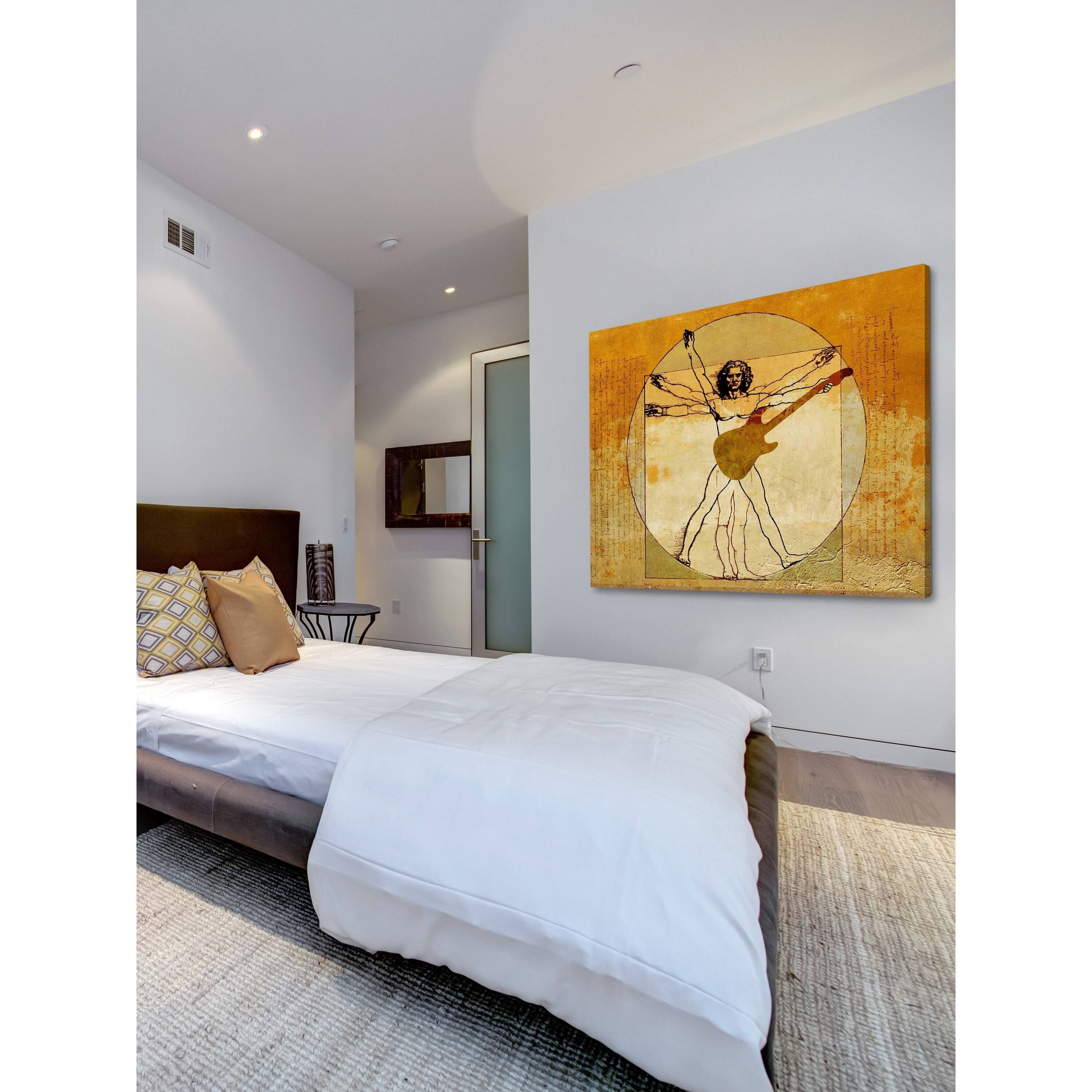 "Vitruvian" Painting Print on Wrapped Canvas