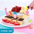thumbnail image 2 of Creative Animal Food Picks, Cute Cartoon Shapes Reusable Lunch Picks, Food Grade Plastic for Picky Eaters Bento Box Accessories, Kids Lunch Non-Toxic Easy to Clean, 2 of 5