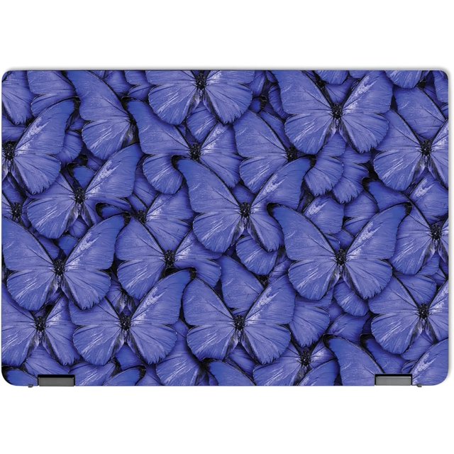 generic MightySkins Skin Full Wrap Kit for Lenovo IdeaPad Flex 5 16" Blue Butterflies