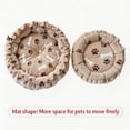thumbnail image 5 of Plush Round Pet Bed, Soft Foldable Drawstring Adjustable Pet Cushion Bed, Non‑Slip Warm Sleeping Nest for Small Dogs Cats, Cozy Indoor Pet Sleeping Mat for Rest and Sleep, 5 of 7
