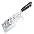 thumbnail image 6 of MYVIT 7-inch Meat Cleaver Knife, Heavy Duty Chef Knife Butcher Knife, Sharp Non-stick Stainless Steel Cutting Chopper for Kitchen Restaurant Home Party, 6 of 7
