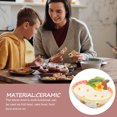 thumbnail image 5 of NICEXMAS Ceramic Pumpkin Bowl Multi-Use for Storage Desserts Snacks Nicexmas, 5 of 5