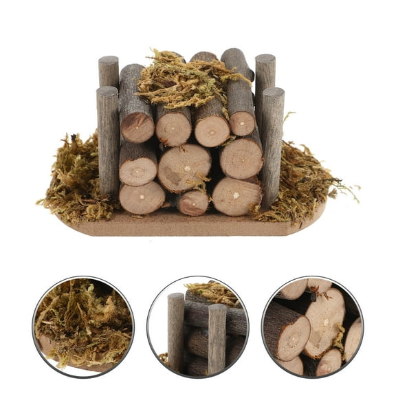 WEAVILUX Miniature Firewood for Decor, Miniature Garden Scene Wood Set, Perfect for and Dollhouses