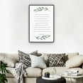 thumbnail image 2 of Deuteronomy 6 5-7 Bible Verse Wall Art Print Botanical Scripture Wall Art Sign Christian Botanical Print Baptism Gift Poster Printing, 2 of 6
