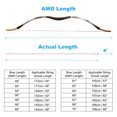 thumbnail image 4 of Bow String Replacement, 14 Strands Recurve Bowstring with Nock Point for AMO 56" Recurve Bow, Red-Black, 4 of 6