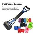 thumbnail image 3 of yeacher Portable Foldable Dog Poop Scooper with Waste Storage Box and Garbage Bags - Ergonomic Design, Non-Stick Surface, Easy to Clean, Lightweight and Durable for Pets and Yard Work, 3 of 6