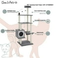 thumbnail image 2 of Sam's Pets Tyrone® 70" Gray Cat Tree, 2 of 5