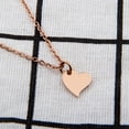 thumbnail image 5 of Myospark Heart Gold Necklaces, Stainless Steel, Cable Chain, 5 of 6