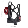 thumbnail image 5 of Hyasfey Bike Water Bottle Cage 360 Degrees Rotating Adjustable Lightweight Universal Motorcycle Bicycle Beverage Water Cup Mount Holder Storage Rack, 5 of 7