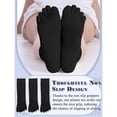 thumbnail image 2 of 6 Pairs Toe Socks For Men Cotton Athletic Running with Massage Grips Toe Socks for Women, 2 of 6