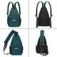 thumbnail image 7 of MOSISO Sling Backpack Travel Hiking Daypack, Crossbody Convertible Sling Bag with Front Pocket One Shoulder Chest Bag, 7 of 7