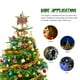 thumbnail image 3 of Adorno de estrella de cinco puntas para la punta del árbol de Navidad., 3 of 8