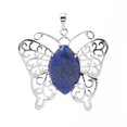 thumbnail image 1 of Pendentifs Forme d'Il de Cheval Pierre Naturelle Quartz pour Femmes Collier Bijoux, 1 of 6