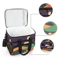 thumbnail image 6 of FORMRS Insulated Cooler Bag 24 Cans Capacity Soft Leakproof Lunch Box with Side Pockets, Purple Mountain, 6 of 7