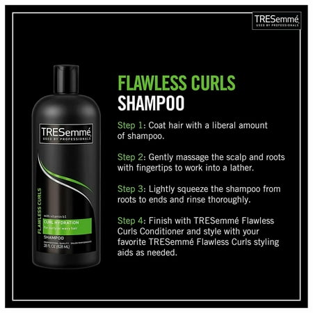 Tresemme Vitamin B-1 Flawless Curls w/ Hydrating Shampoo, 28oz, 2-Pack