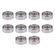 thumbnail image 1 of unbranded 10Ud Rodamientos De Bolas De Profunda Metálicos Doble Sello Para Máquinas Color Plata Alta Precisión, 1 of 4