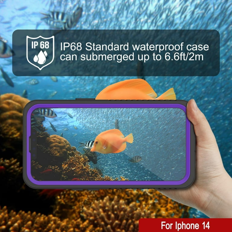 iPhone 15 Pro Max Waterproof Case, Punkcase [Extreme Series] Armor Cover W/  Built In Screen Protector [Black]