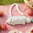 thumbnail image 5 of Wearable Cute Plush Fox Pencil Case, Soft Fluffy Animal Pen Pouch for Students, 5 of 7