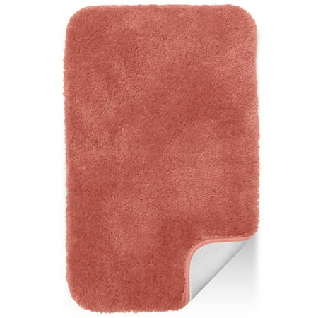 Canopy Essential Soft Bath Rug, Coral Reef